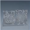 Image 2 : 6pc Pattern Glass Toothpick Holders, Tulip Shaped