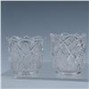 Image 3 : 6pc Pattern Glass Toothpick Holders, Tulip Shaped