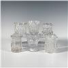 Image 1 : Set of 6 Miniature Cut Glass Vases