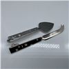Image 2 : 2pc Stainless Cheese Knife and Server Set, Mouse & Cheese