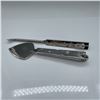 Image 1 : 2pc Stainless Cheese Knife and Server Set, Mouse and Cheese