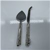 Image 3 : 2pc Stainless Cheese Knife and Server Set, Mouse and Cheese
