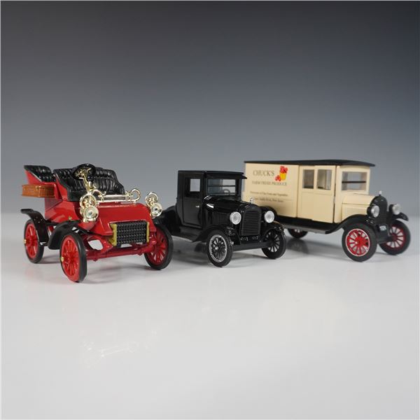 3pc Vintage Diecast Model Car Set