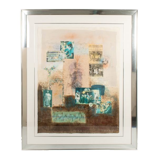 Annabel Hewitt, Original Collage on Wove Paper, Signed