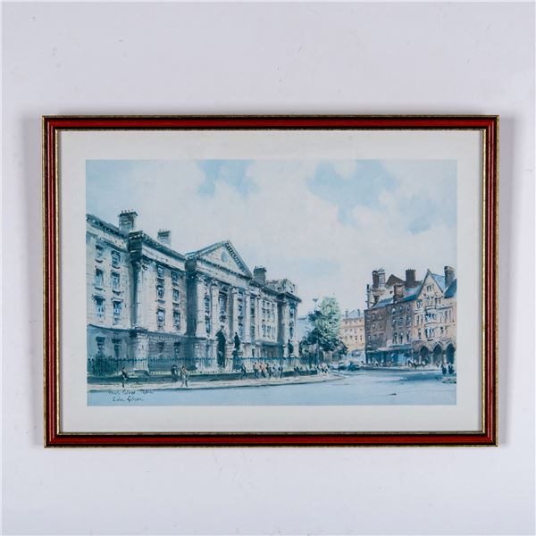 Colin Gibson, Dublin Trinity College Color Print on Paper