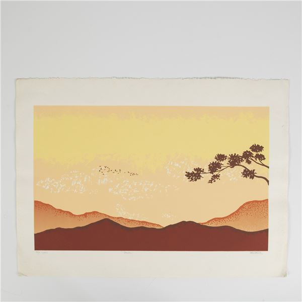 Lloyd Van Pitterson, Original Serigraph, Dawn, Signed