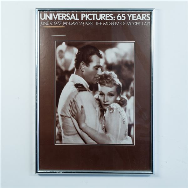 Original MoMA Universal Pictures: 65 Years Exhibition Poster