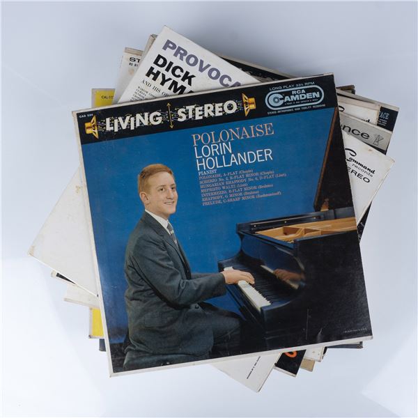 9pc Piano and Orchestral Vinyl LP Records