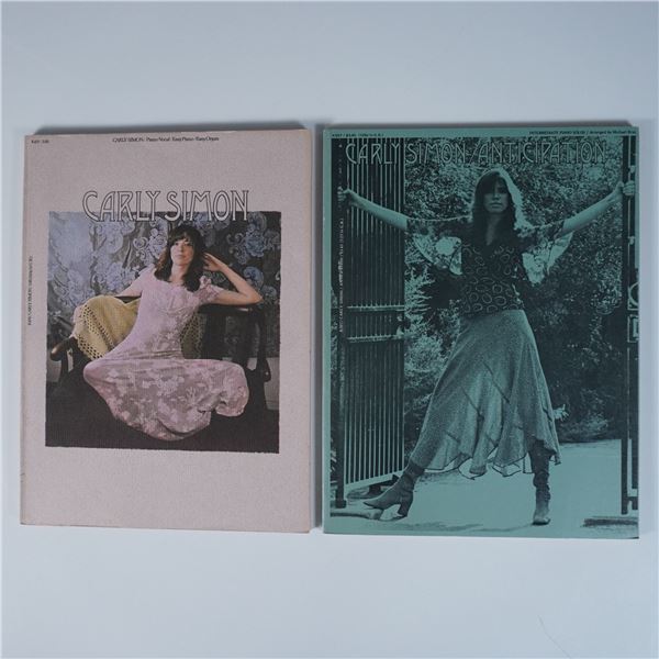 2 Carly Simon Sheet Music Books, Piano & Vocal