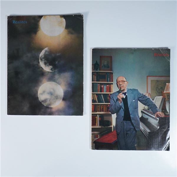 2pc Realites Magazines, October 1959 & December 1961