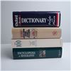 Image 1 : Set of 4 Reference Books on Language, Biography, and History