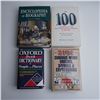 Image 2 : Set of 4 Reference Books on Language, Biography, and History
