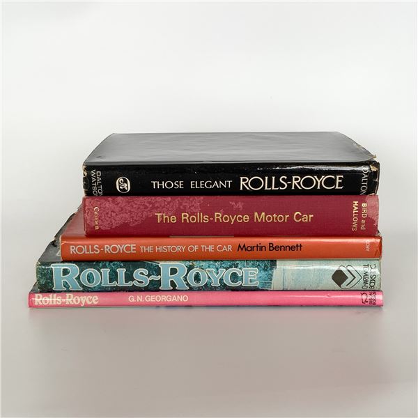 5 Rolls-Royce Automotive History Books