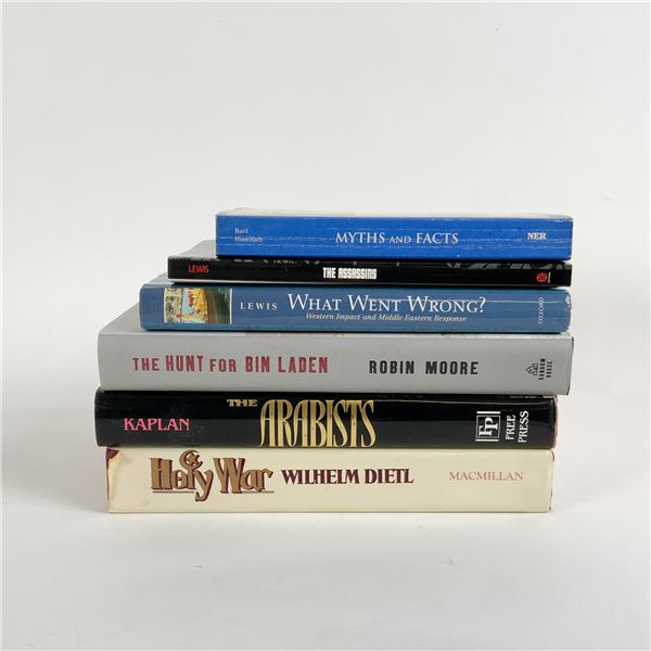 6pc Collection of Middle Eastern and Islamic Studies Books