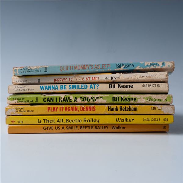 7pc Comics Family Circus Dennis The Menace Beetle Bailey