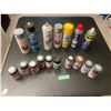 Image 1 : Spray Paint, WD 40, Tamiya and TEstors Model Spray Paint. Exacto modelling tools, Fuses.