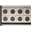 Image 2 : 8 ASSORTED KENNEDY HALF DOLLARS UNC: 1971-D,