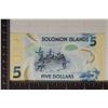 Image 2 : SOLOMON ISLANDS CU POLYMER $5 COLORIZED