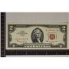 Image 1 : 1963 US $2 CRISP UNC RED SEAL NOTE