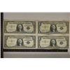 Image 1 : 4-US $1 SILVER CERTIFICATES: 1957, 2-1957-A AND