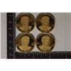 Image 1 : 4-1.25" DONALD TRUMP PROOF ROUNDS