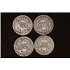 Image 2 : 1908, 09-O, 14-D & 1916-S SILVER BARBER DIMES