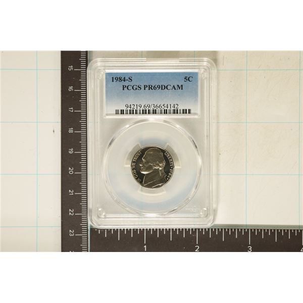 1984-S JEFFERSON NICKEL PCGS PR69 DCAM