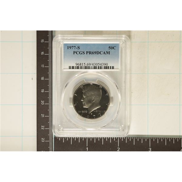 1977-S KENNEDY HALF DOLLAR PCGS PR69 DCAM