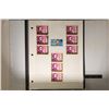 Image 2 : 8 SHEETS OF ABRAHAM LINCOLN STAMPS AND POSTCARDS:
