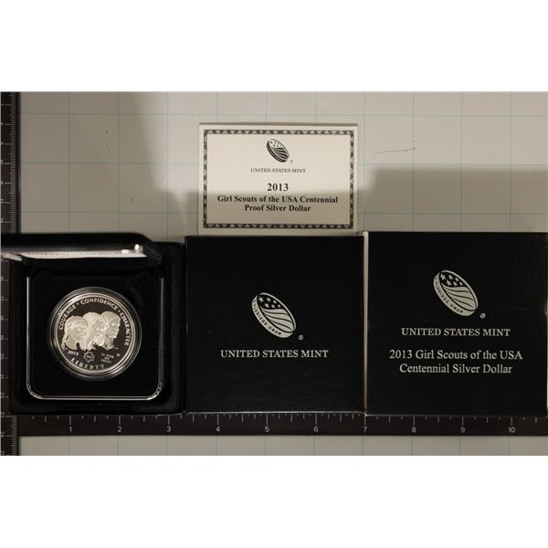 2013 GIRL SCOUTS OF THE USA CENTENNIAL PF SILVER