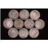 Image 1 : 10 ASSORTED LIBERTY "V" NICKELS 1901-1912