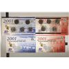 Image 2 : PARTIAL 2001 US MINT SET (UNC) P/D (WITH ENVELOPE)