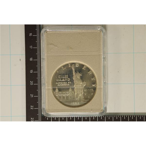 1986-S US PF SILVER DOLLAR LIBERTY IN SLAB