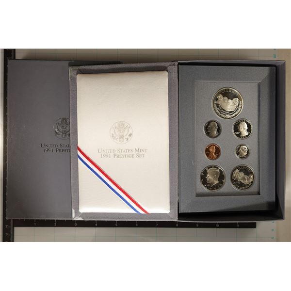 1991 US PRESTIGE PROOF SET WITH BOX