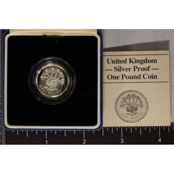 9.5 GRAMS PF STERLING SILVER 1986 UNITED KINGDOM