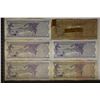 Image 2 : 6-TURKEY 5 LIRASI BILLS: 2-1930 & 4-1970