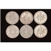 Image 2 : 6-1964 SILVER ROOSEVELT DIMES