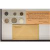 Image 2 : 1961 US SILVER PROOF SET (WITH ENVELOPE)