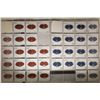 Image 2 : 70 WWII WOOD PULP RATION TOKENS; RED AND BLUE