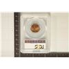 Image 2 : 1945 LINCOLN WHEAT CENT PCGS MS65RD