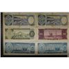 Image 2 : 6 BOLIVIA BILLS: 2-1962 CRISP UNC 5 PESOS, 1962-