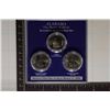 Image 1 : 2003-P/D/S ALABAMA QUARTER SET 1ST DAY ISSUE