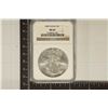 Image 1 : 2009 AMERICAN SILVER EAGLE NGC MS69 1 OZ. SILVER