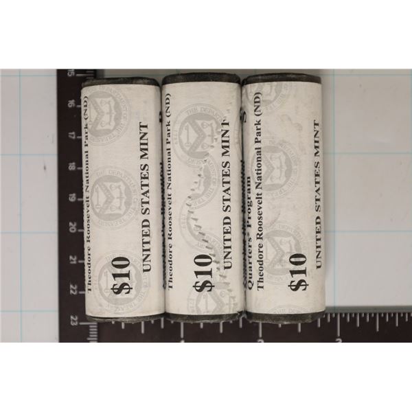 2016-P/D/S SOLID DATE $10 ROLLS OF THEODORE