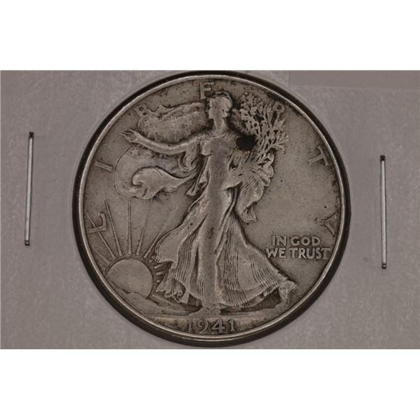 1941-S SILVER WALKING LIBERTY HALF DOLLAR
