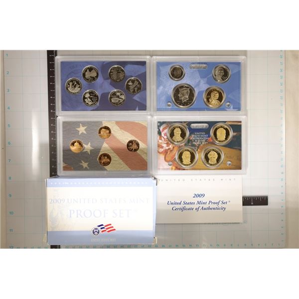 2009 US PROOF SET (WITH BOX) 18 PIECES WITH