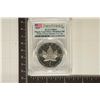 Image 1 : 2019 MAPLE LEAF $5 SILVER MODIFIED PR PCGS PR69