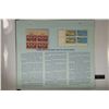 Image 4 : FOUR INFO SHEETS WITH US POSTAGE BLOCKS OF
