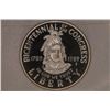 Image 1 : 1989-S US PROOF HALF DOLLAR BICENTENNIAL CONGRESS