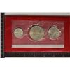 Image 2 : 1976-S US BICENTENNIAL 3 COIN UNC SET IN ENVELOPE